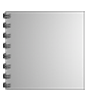Broschüre mit Metall-Spiralbindung, Endformat Quadrat 29,7 cm x 29,7 cm, 140-seitig