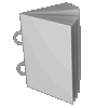 Broschüre mit Ringösen, Endformat DIN A5, 68-seitig