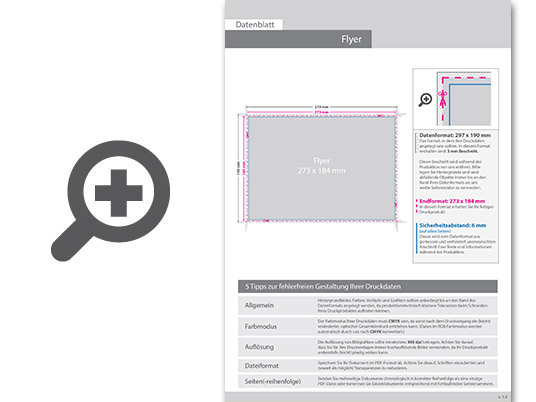Product Bild hochglanz-uv-lack-flyer_27_3_cm_x_18_4_cm__beidseitig_bedruckt